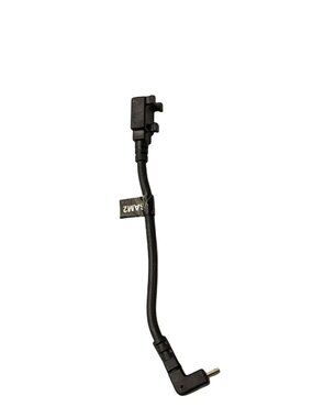 Right-Angle Micro USB Male To Female Extension Cable Adapter Black 6.5 Inches Lo